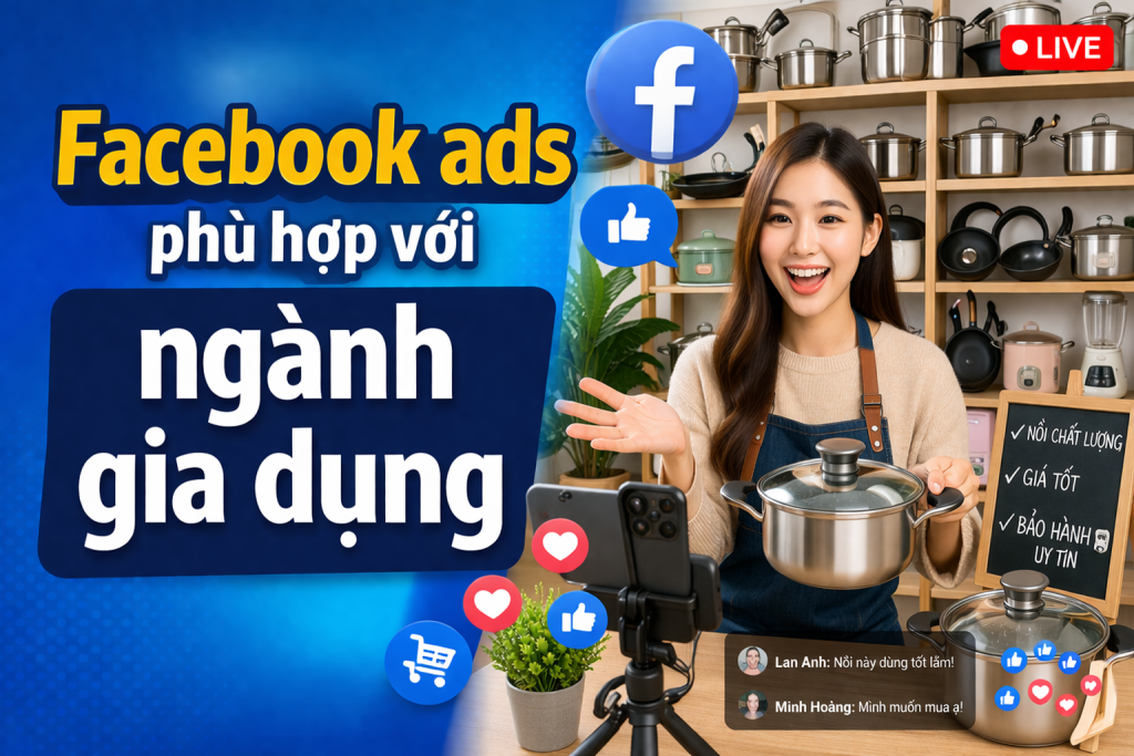 Facebook ads phù hợp ngành nào nhất? Là ngành nội thất và đồ gia dụng
